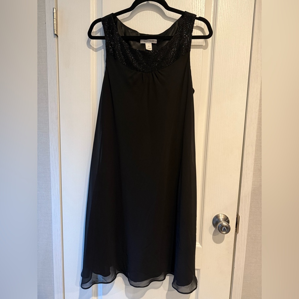 White House Black Market Red Sleeveless Scoop Neck Mini Sundress